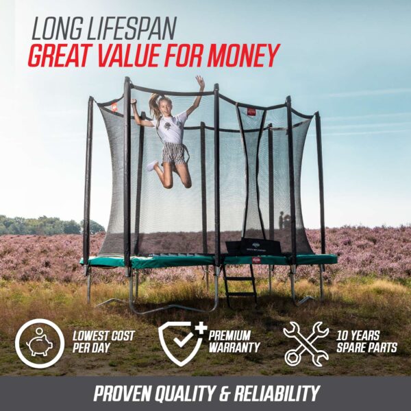 BERG Favorit Regular 270 Grey + Safety Net Comfort - Image 5